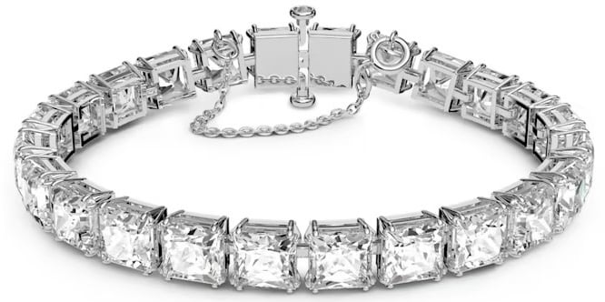 Swarovski Swarovski 5599202 armband dames in Swarovski metal met witgoud rhodium plating en Swarovski Princes geslepen kristallen Divers