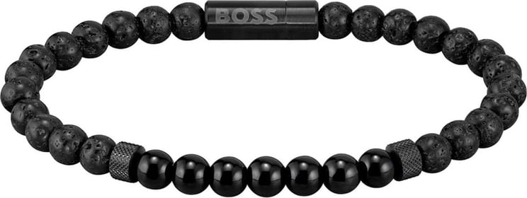 Hugo Boss BOSS Armband Heren HBJ1580272 Zwart Bead Divers