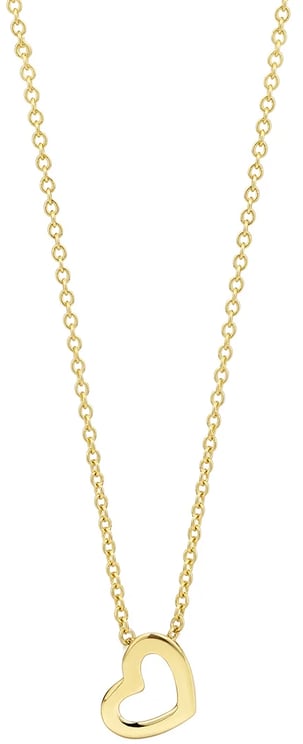 Blush Blush Collier met Hanger 3149YGO 14k Geelgoud met Hart Divers