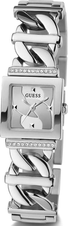 Guess Guess Dames Horloge GW0603L1 Staal Quartz Vierkant met Schakelband Divers