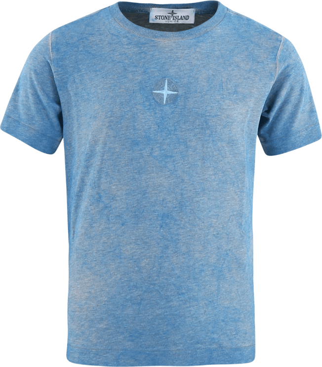 Stone Island Junior Kids T Shirt Blauw