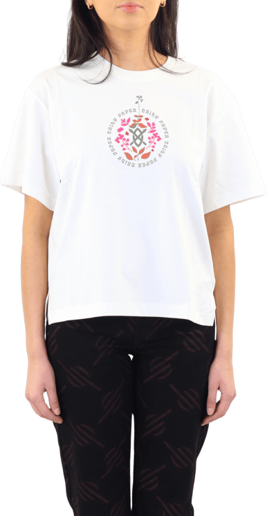 Daily Paper Dames Piuza Ss T-Shirt Wit