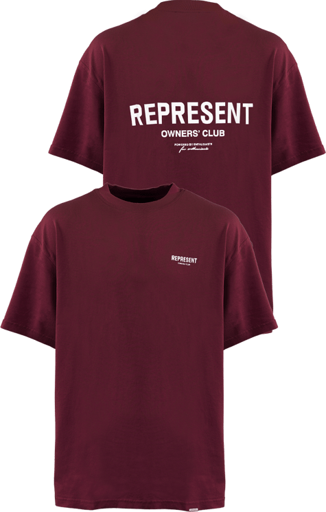 Represent Heren Owners Club T-Shirt Rood Rood
