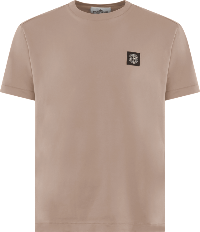 Stone Island Heren Logopatch T-Shirt Grijs Grijs