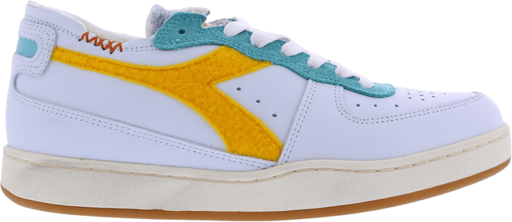 Diadora Dames Mi Basket Row Cut Tennis Wit