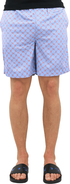 Daily Paper Heren Kali 2 Short Blauw/Rood Blauw