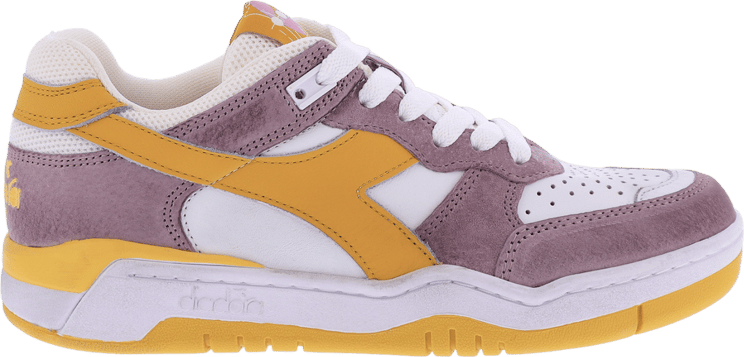 Diadora Dames B560 Used Wit/Paars Wit