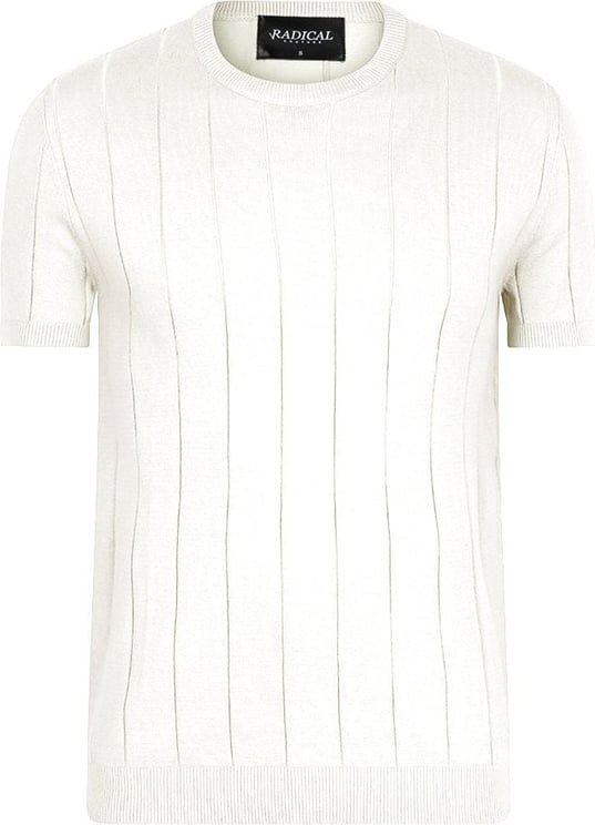 Radical Knit t-shirt Piping | Beige Beige