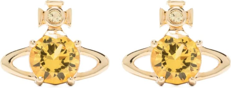 Vivienne Westwood Reina Earrings Gold/light/topaz Divers