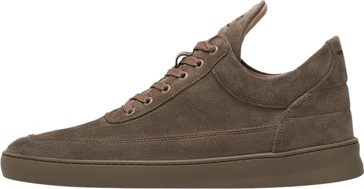 Filling Pieces Low Top Suede All Taupe Bruin