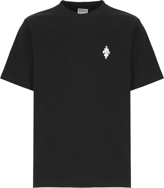 Marcelo Burlon T-shirts And Polos Black Zwart