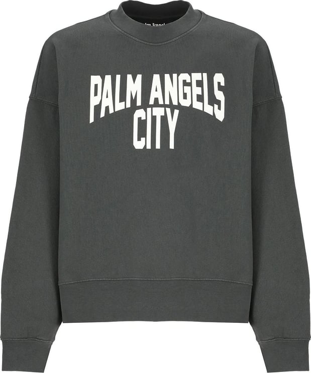Palm Angels Sweaters Grey Grey Zwart