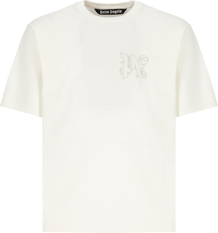 Palm Angels T-shirts And Polos Ivory Ivory Neutraal
