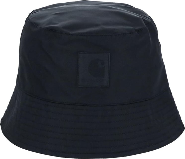 Carhartt Logo Bucket Hat Zwart