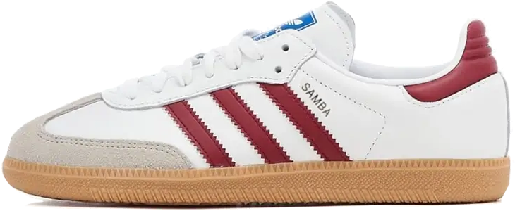 Adidas Adidas Samba OG White Burgundy Gum Wit