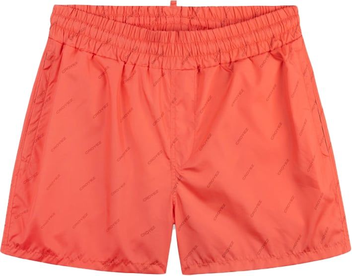 Croyez croyez allover swim shorts - coral Rood