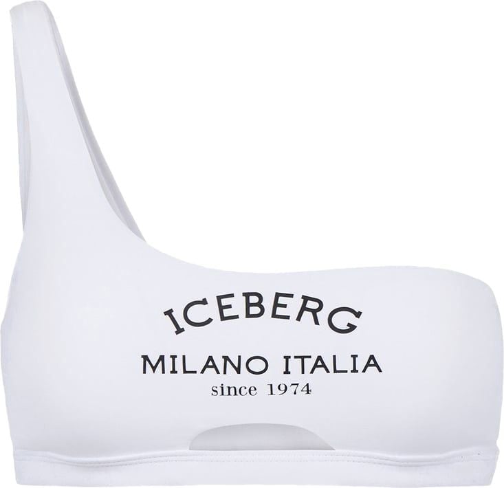 Iceberg Swim top with logo Wit