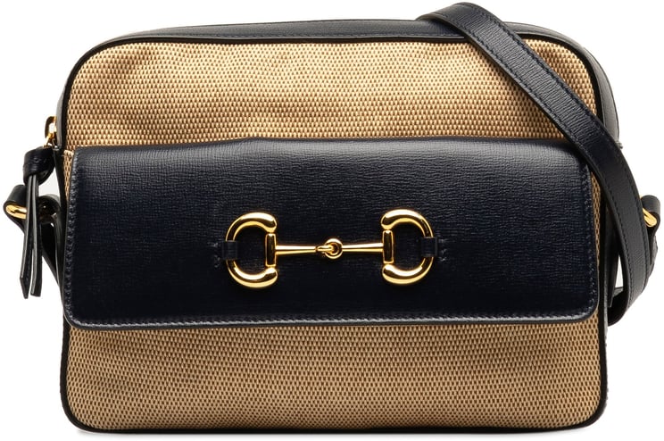 Gucci Horsebit 1955 Flap Pocket Camera Bag Bruin