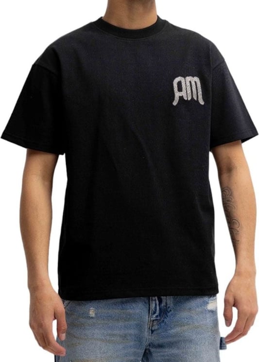 Amicci Amicci Heren T-shirt Zwart AM048/BLA Onesta Zwart