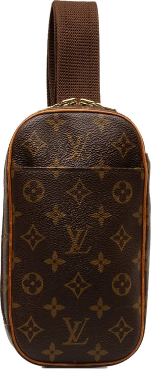 Louis Vuitton Monogram Pochette Gange Bruin