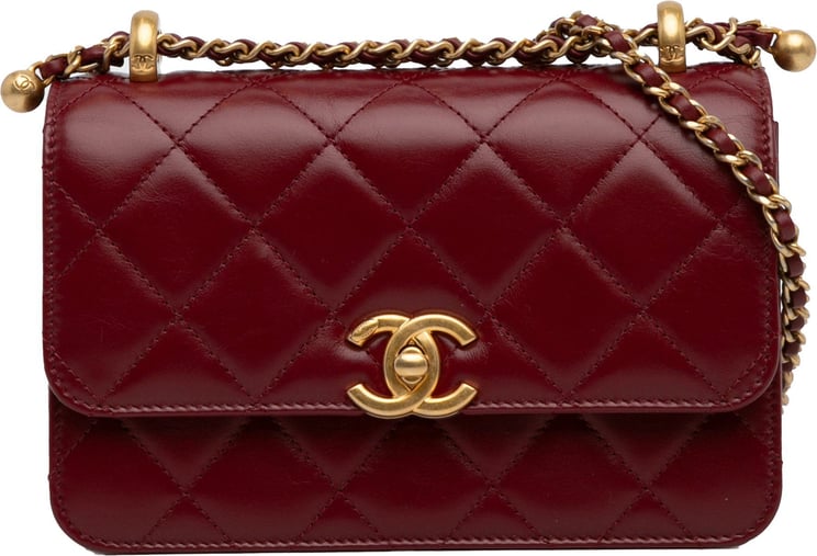 Chanel Mini Perfect Fit Flap Bag Rood