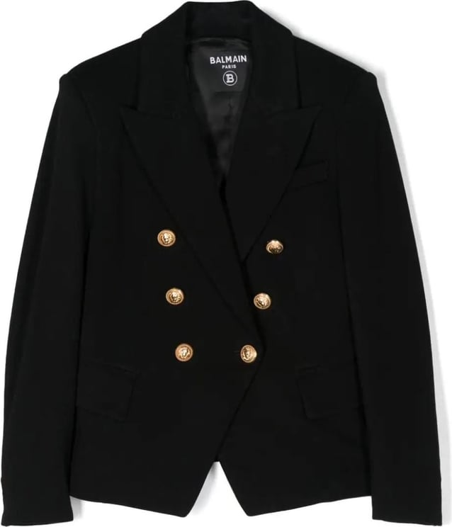 Balmain suit jacket black Zwart