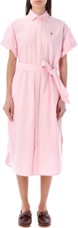 Ralph Lauren LONG SHIRT DRESS Roze