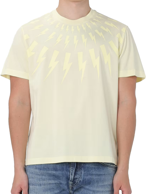 Neil Barrett T-shirts And Polos Yellow Geel
