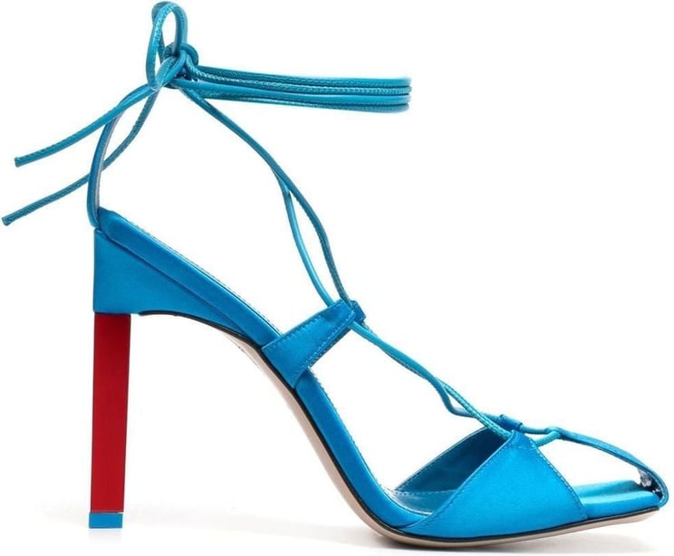 The Attico Sandals Clear Blue Blauw