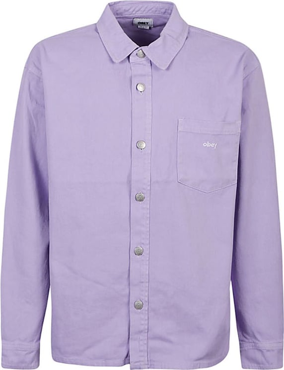 Obey Shirts Purple Paars