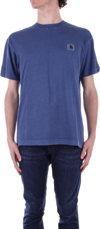 Carhartt Wip Main T-shirts And Polos Blue Blauw