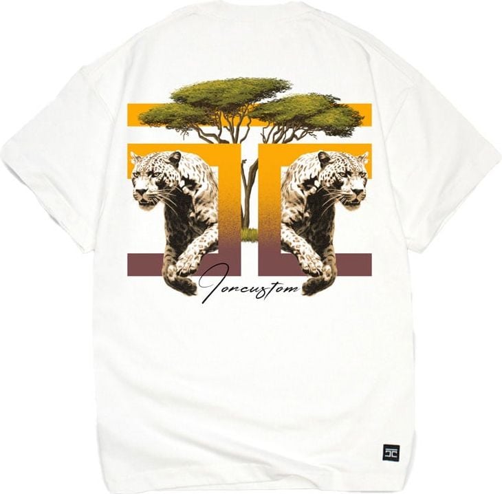 JORCUSTOM Safari Loose Fit T-Shirt White Wit