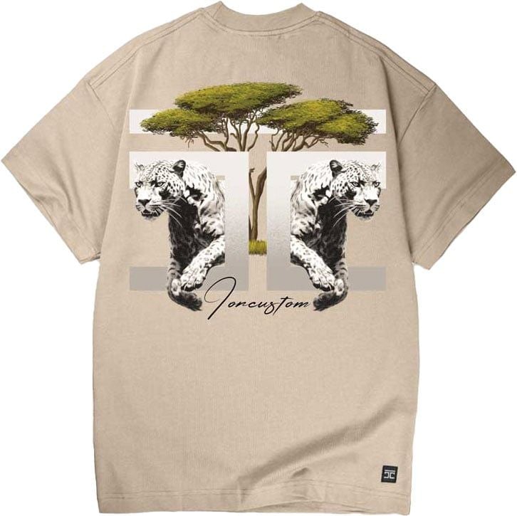 JORCUSTOM Safari Loose Fit T-Shirt Fog Groen