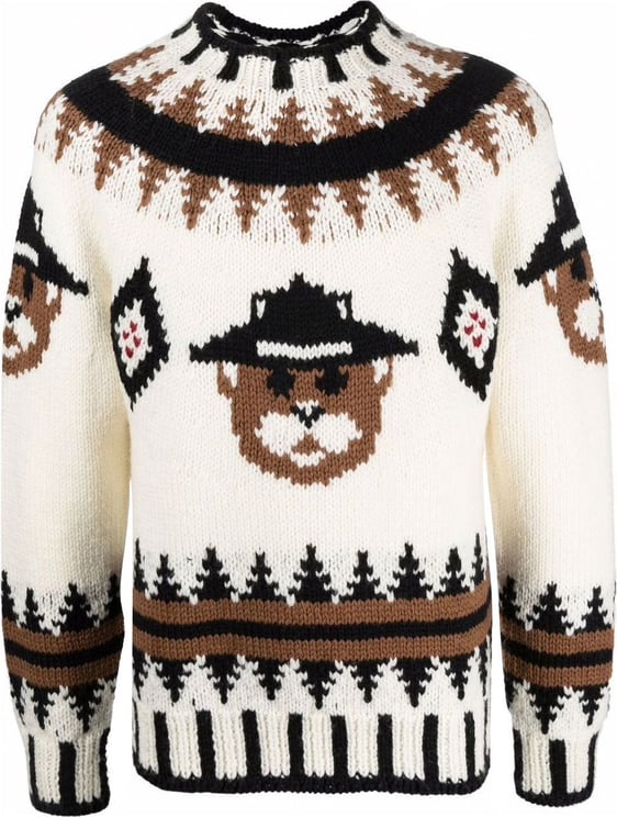Dsquared2 Embroidered Bear Sweater Wit