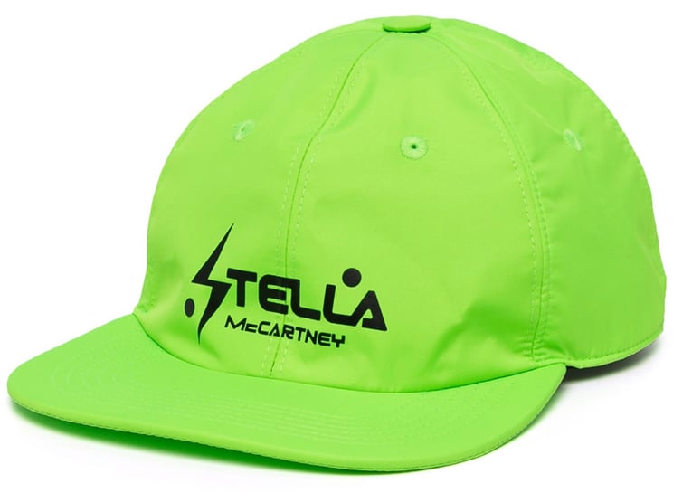 Stella McCartney Logo Baseball Cap Groen