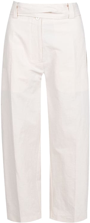 Moncler 2 Genius 1952 Belted Cropped Pants Beige