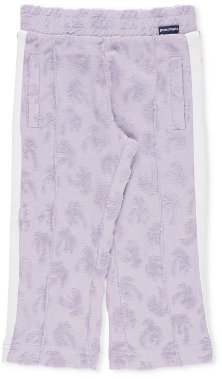 Palm Angels Trousers Purple Blauw