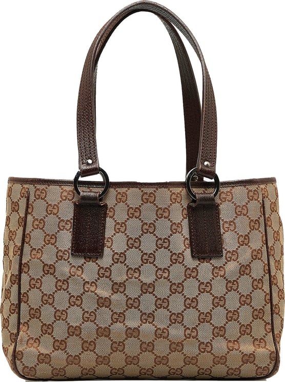 Gucci GG Canvas Handbag Bruin