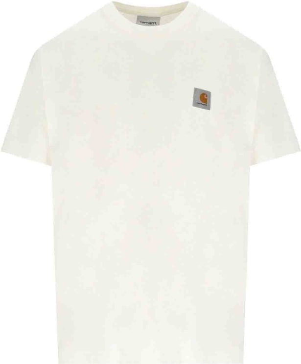Carhartt Wip S/s Nelson Wax T-shirt White Wit