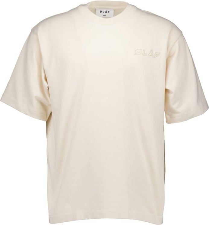 ØLÅF Studio Tee T-shirts Off White M990105 Wit