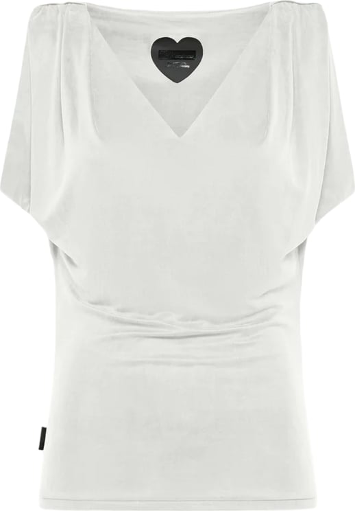 RRD Top cupro drapé v blanc RRD Roberto Ricci Designs Femme 2470709 Wit