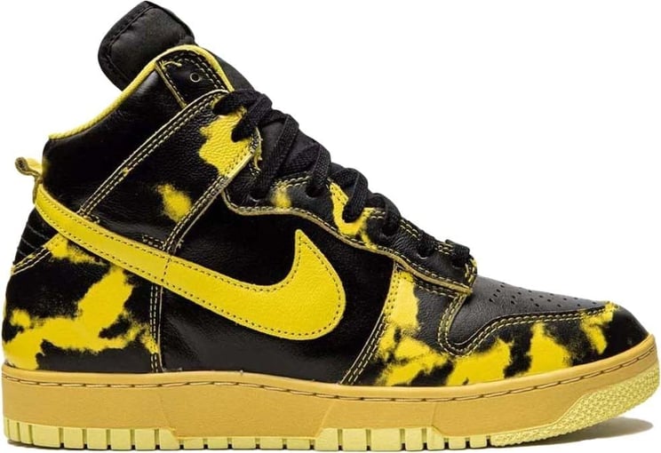 Nike Dunk High 1985 Sp 'yellow Acid Wash' Sneakers Divers