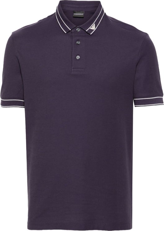Emporio Armani T-shirts And Polos Purple Paars