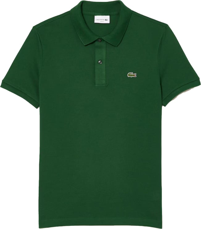 Lacoste embroidered logo polo shirt Groen