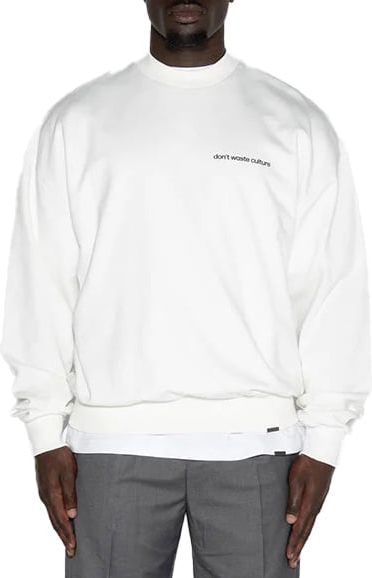 Don't Waste Culture Don't Waste Culture Angel Crewneck Off White Wit