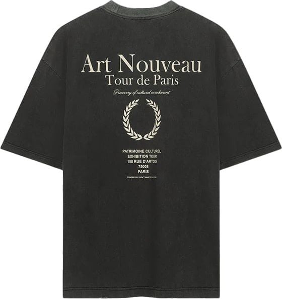 Don't Waste Culture Don't Waste Culture Henri T-shirt Zwart