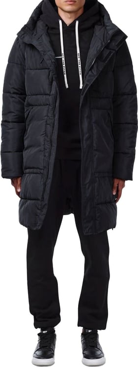 OFF THE PITCH Off The Pitch Longline Puffer Zwart