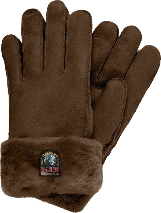 Parajumpers Shearling Gloves Tobacco Divers