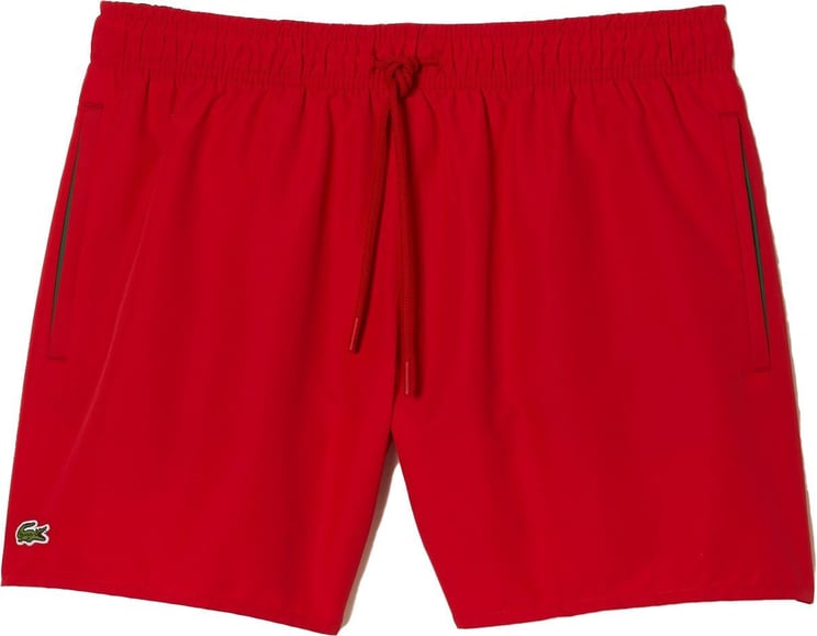Lacoste Swimming Trunks Red/Green Divers