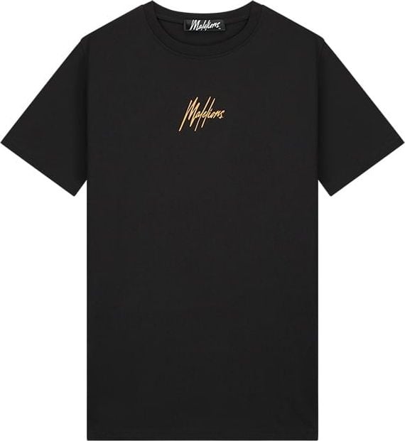 Malelions Malelions Men Sunset Oasis T-Shirt - Black Zwart